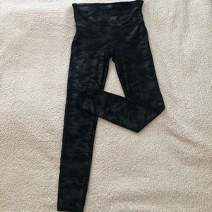 Spanx Faux Leather Camo Legging